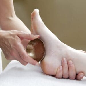 Natural Healing - Ayurvedic Foot Massage Ayurvedic foot massage using warm oils to promote relaxation and balance