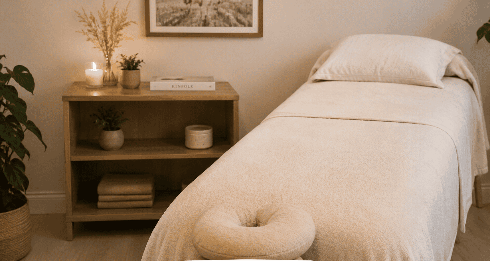 Calm Reiki treatment room at BodySpace